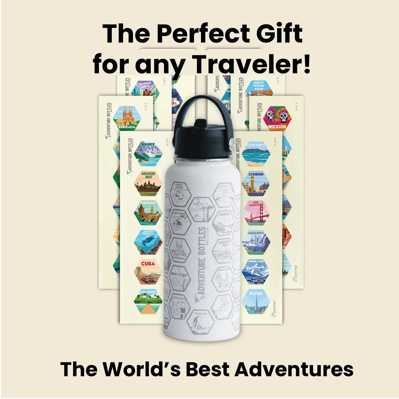 Adventure Bottle & Stickers