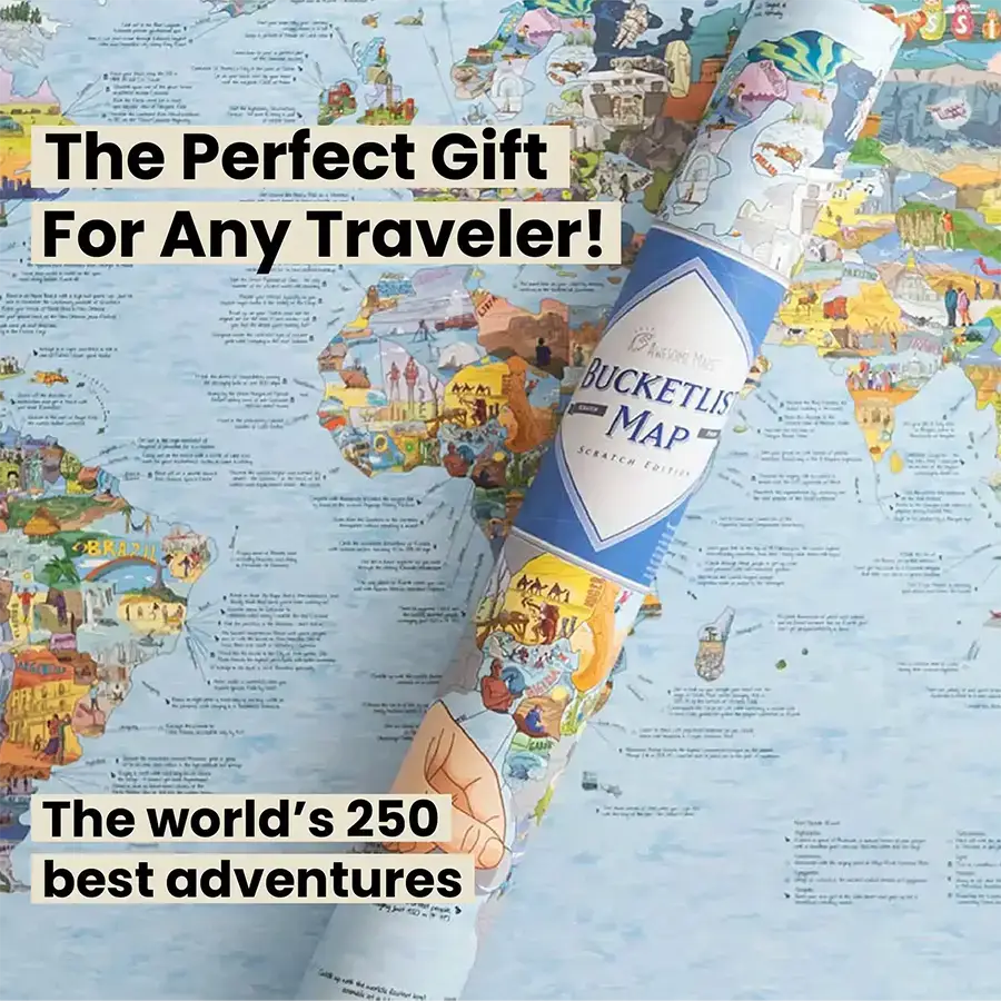 Bucketlist Map - Towel