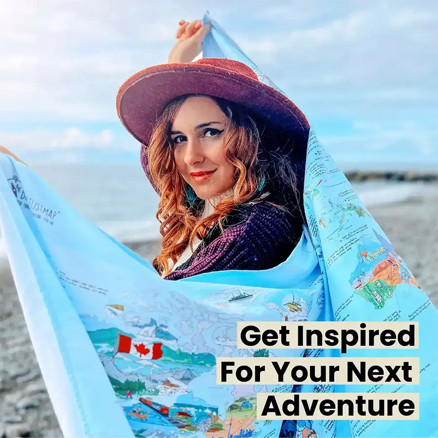 Bucketlist Map - Towel - Image 7