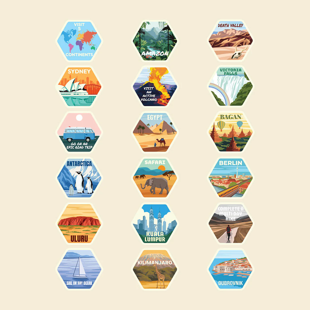 Adventure Bottle - Expansion Stickers