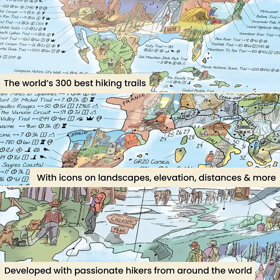 Hiking Map Towel - Image 4