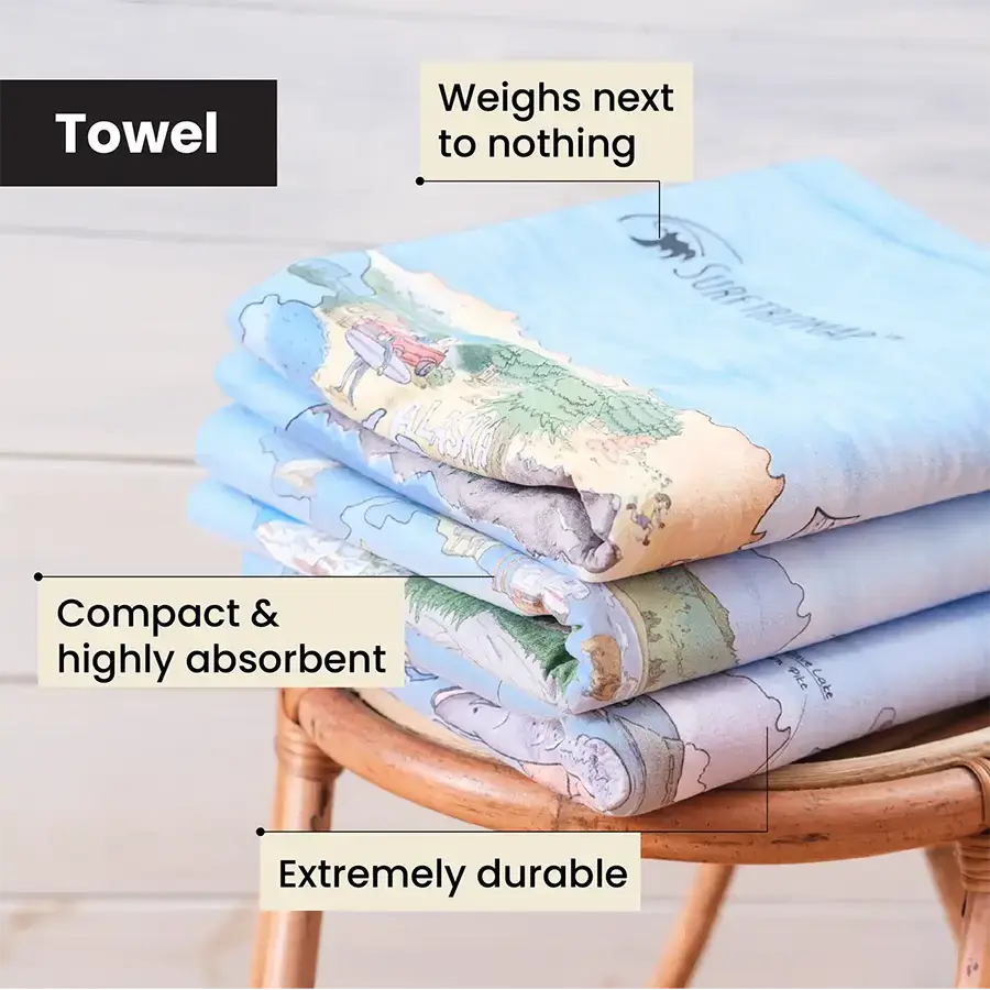 Hiking Map Towel - Image 5